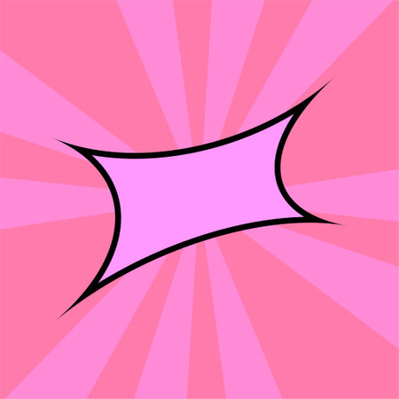 Retro comic empty speech bubble. Vector illustration, pop art style.のイラスト素材