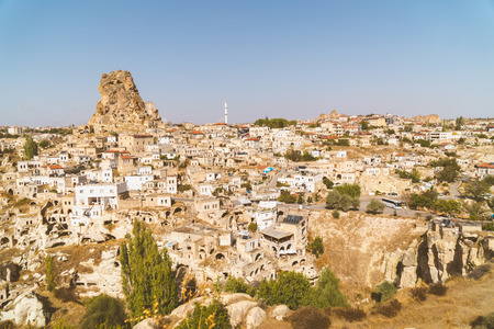 Wonderful ancient valley in Capadocia, Goreme, Turkeyの写真素材