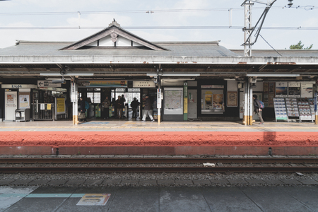 Tokyo, Japan-Nov-2017 : Old Train Station in Japanのeditorial素材
