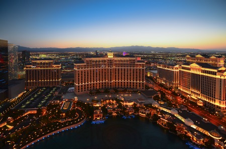 Sunset view in Las Vegasのeditorial素材