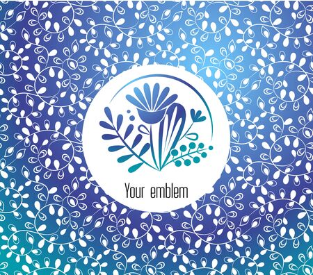 flowers logo Vector illustration.のイラスト素材