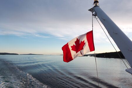 Canada flagの写真素材