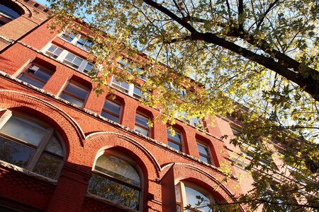 Red Brick Buildingの写真素材