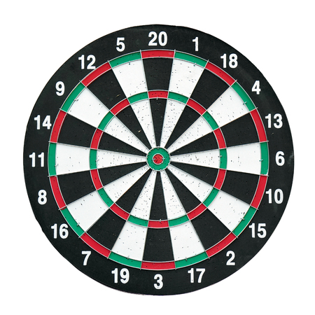 Dartboard game die cut keep pathの写真素材