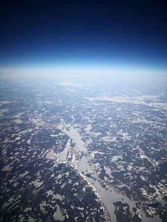 View on the planeの写真素材