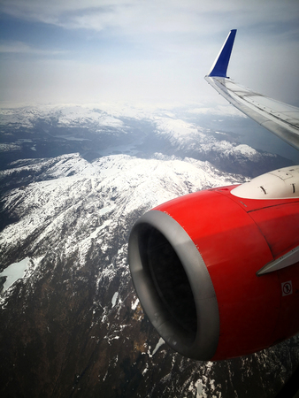View on the planeの写真素材