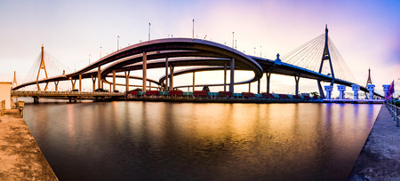 bhumibol bridgeの写真素材