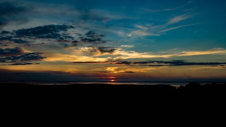 the eye of eveningの写真素材