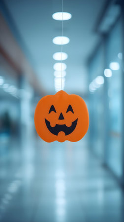 Halloween pumpkin decoration in the halloween party, halloween concept.ai generatedの素材