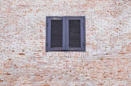 Brick windowの写真素材