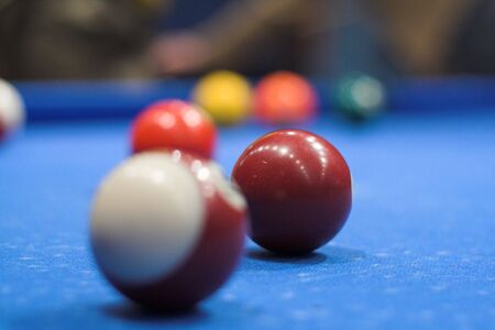billiard ballsの写真素材