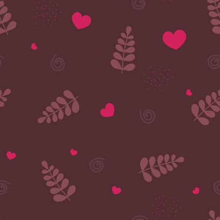 abstract floral patternのイラスト素材