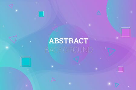Blue abstract background with contour figures and place for your text. Colorful geometric background for use as a web and application design, banners, posters, advertising and moreのイラスト素材