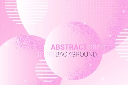 Pink pastel abstract background. Futuristic design posters with place for text or message. Geometric background for use as a web and application design, banners, posters, advertising and moreのイラスト素材