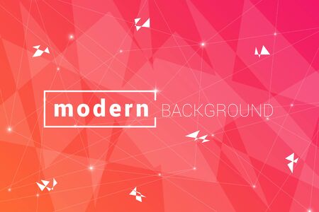 Abstract vector background. Futuristic design posters with place for text or message. Colorful geometric background for use as a web and application design, banners, posters, advertising and moreのイラスト素材