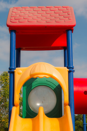 children playground in park ,の写真素材