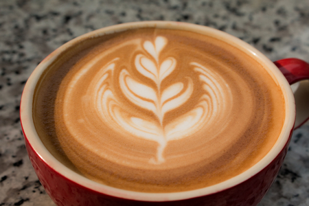 Red Hot Coffee Mugsの写真素材
