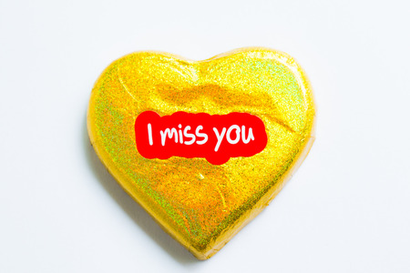 Chocolate wrapper  on Valentine's Day,colorful chocolate heartの写真素材