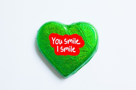 Chocolate wrapper  on Valentine's Day,colorful chocolate heartの写真素材
