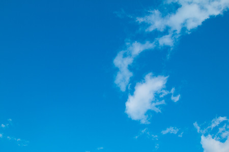 clouds in the blue sky