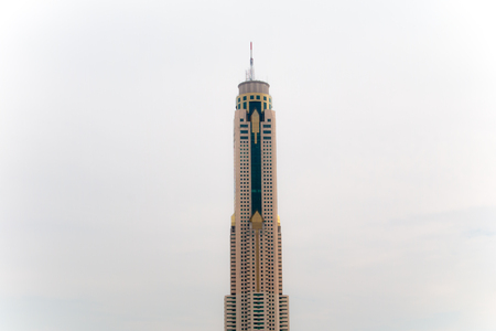 BANGKOK, THAILAND - DECEMBER 6: View of Baiyok Tower II  taken on December 6, 2016 in Bangkok. It is...