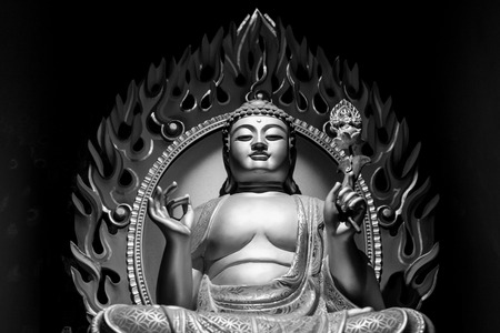 Buddha in the Tooth Relic Temple, Singaporeのeditorial素材