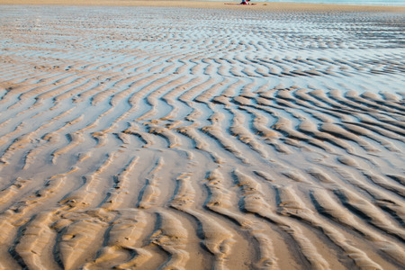 beautiful sea sand sky and summer day