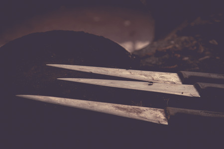 Knife used for slaughterhouseの写真素材