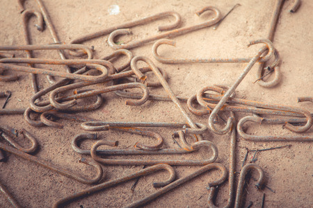 iron used in construction.の写真素材