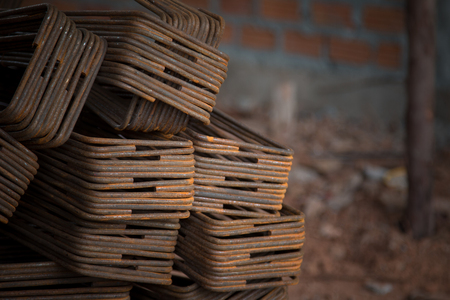 iron used in construction.の写真素材