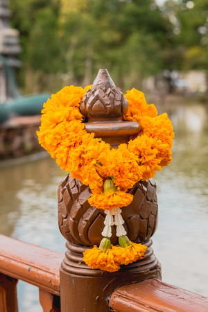 Flowers steering for Buddhist worship.の写真素材