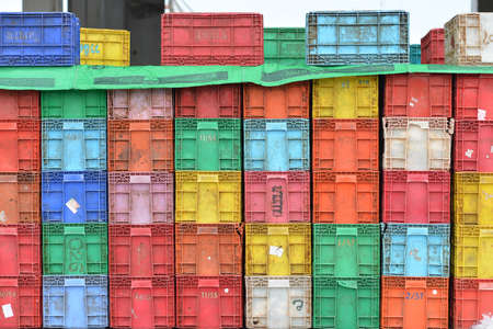 colorful boxのeditorial素材