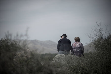 old coupleの写真素材