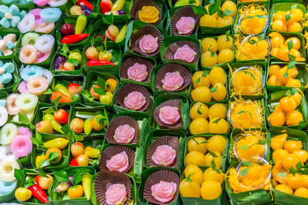 many Thai dessertの写真素材