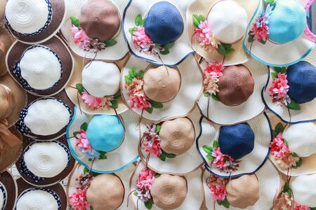 hats patternの写真素材