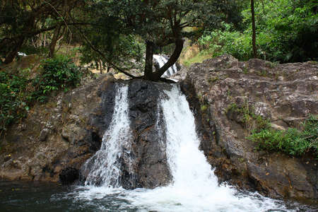 The waterfall is another view のeditorial素材