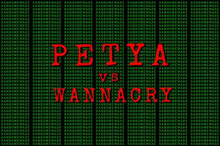 The Petya and binary code. the Petya and ransomware concept Securityの写真素材