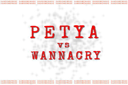 The Petya and binary code. the Petya and ransomware concept Securityの写真素材