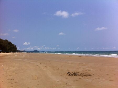 Beach in rayong thailandの素材