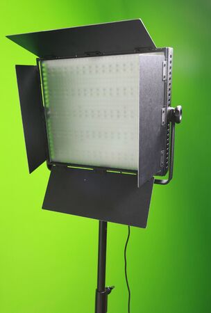 mixer and led lighting in studio