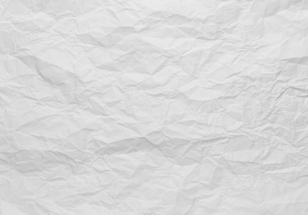 White crumpled paper texture background. Crumpled paper background.の写真素材