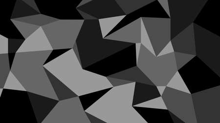 Black Polygon background ,Art abstract backgroundのイラスト素材