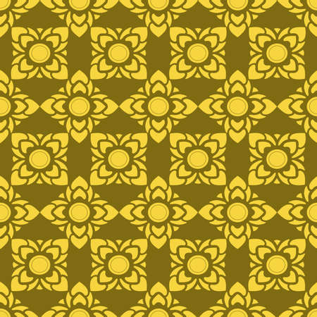 THAI pattern seamless background , LINE THAIのイラスト素材