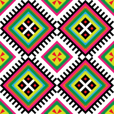 Geometric ethnic oriental seamless pattern traditional Design for...