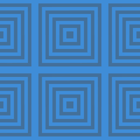 Blue square line pattern seamless vector backgroundのイラスト素材