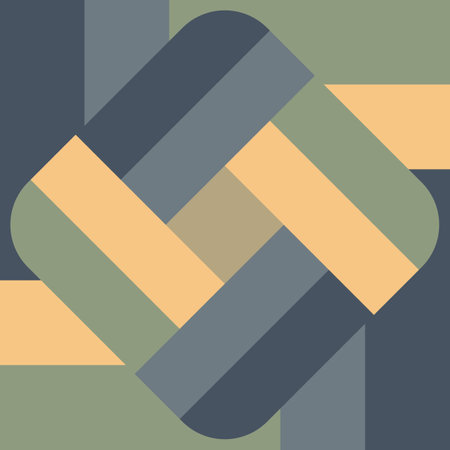 Spiral square colorful block pattern seamless backgroundのイラスト素材