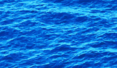 Wave of Sea view vector background , sea vectorのイラスト素材