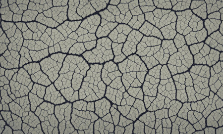 Dry and broken gray soil vector background , texture of grungy dry cracking parched earthのイラスト素材