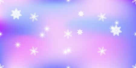 Vivid vector background with snowflakes soft purple colorのイラスト素材