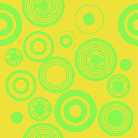 Vector seamless pattern with geometric elements. Bright backdrop with different circles for your designのイラスト素材